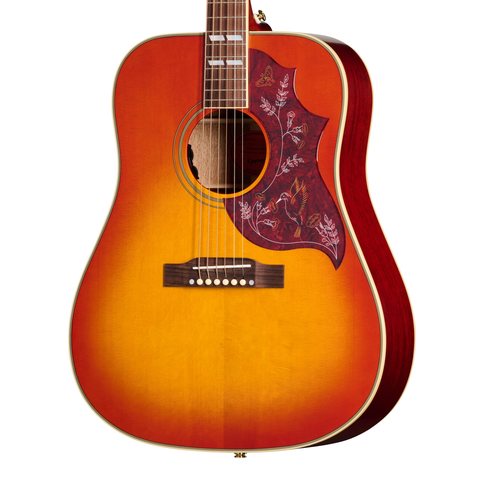 Epiphone ハミングバード チェリーサンバースト アコースティックギター Amazon | Epiphone Gibson Hummingbird Standardにインスパイアされた